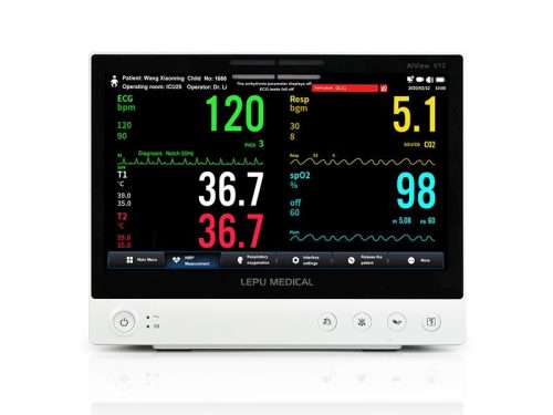 AIVIEW V12 betegellenőrző monitor  12 elvezetéses