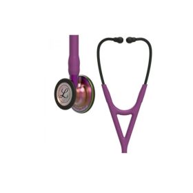   Fonendoszkóp Littmann Cardio.IV szilvakék cső, szivárvány fej,fekete hallgató 6205LIMITÁLT