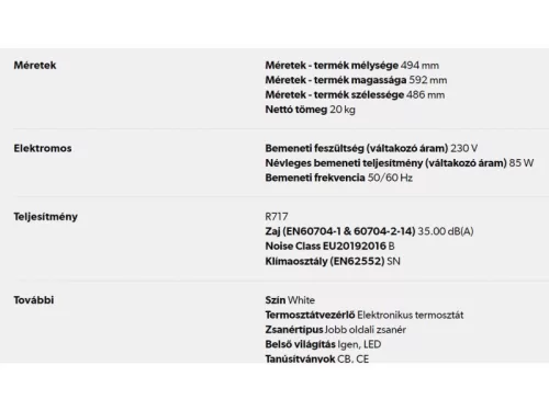 Hűtőszekrény kórházi DS 601H - 52L