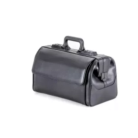 Táska Dürasol Rusticana bőr 8111 fekete / Nagy 2 zsebes