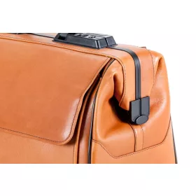   Táska Dürasol Rusticana bőr 8101 világosbarna / Nagy 2 zsebes
