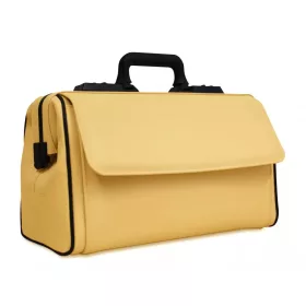 Táska Dürasol Rusticana bőr 7008 sárga / Nagy 2 zsebes