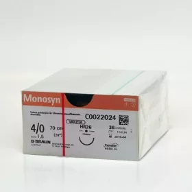   Varrófonal felszívódó Monosyn violet 4/0 (1,5) 70 cm HR 26 (M)RC 36db C2022024