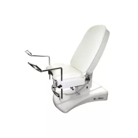   Nőgyógyászati vizsgálóasztal festett, motoros mech h. /6-világos- közép zöld
