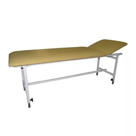  Vizsgálóágy belgyógyászati festett /5-bézs / mag.állítható, lapra szerelt / 5-bézs
