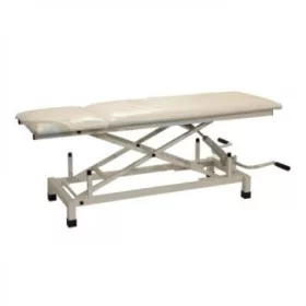   Vizsgálóágy, hidraulikusan állítható, két részes /3 / Rexmöbel, fekete