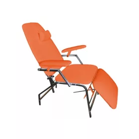 Szék vérvételi krómozott /2-narancs /