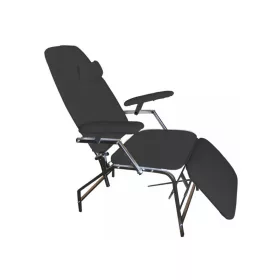 Szék vérvételi krómozott /3-fekete /