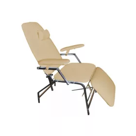 Szék vérvételi krómozott /5-bézs /