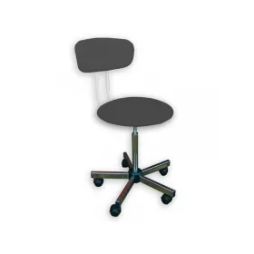   Szék labor króm háttámlás gázrugós görgős BX50 /3-fekete / BX50 /3-fekete