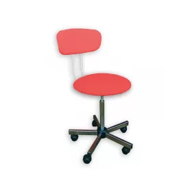   Szék labor króm háttámlás gázrugós görgős BX50 /4-bordó / BX50 /4-bordó