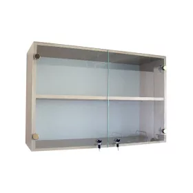 Szekrény fali 2 ajtós BG33 üveg / 90x30x60