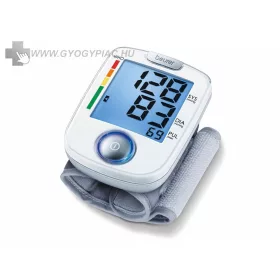   Beurer BC 44 Csuklós Vérnyomásmérő 14 - 19,5 cm kerületű csuklóhoz 5 év garanciával egyszerű kezeléssel